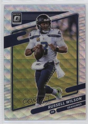 2021 Panini Donruss Optic Wave Prizm 207/299 Russell Wilson #197 02v3