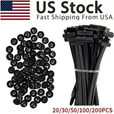 Heavy Duty Nylon Universal Cable Tie Buckle Self Locking Nylon Zip Ties Holder