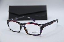 NEW ALAIN MIKLI A03127 002 PURPLE RED BLACK AUTHENTIC FRAMES EYEGLASSES 56-15