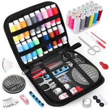 Complete Sewing Tool Kit for Beginners and Professionals Portable Compact Case