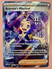 Pokémon TCG Trainer Acerola's Mischief Me01: Mega Evolution 165/132 Ultra Rare