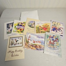Lot of 18 Vintage Birthday Greeting Cards Envelopes for Mail/Crafting - Unused