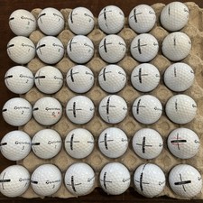 36 TaylorMade 4A-5A Distance Plus White Used Golf Balls. Free Shipping
