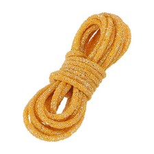 Sequins Rope, 5.5 Yard 6mm Sequins Rhinestone Tube Cord, Orange