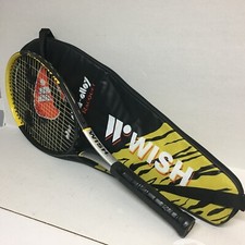 WISH PROTOUR 2510 TENNIS RACQUET W/BAG 4 3/8", ALUM.ALLOY ORIG. GRIP WRAP, NICE