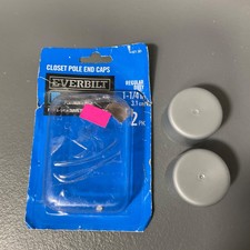 1-1/4 Closet Rod Pole End Caps Dowel Socket S...