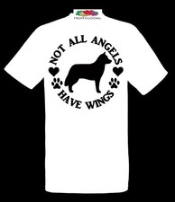 Husky Dog T Shirt Angel