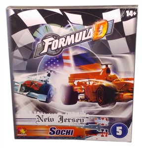 Asmodee, Formula D Expansion 5, New Jersey/Sochi, New and Sealed