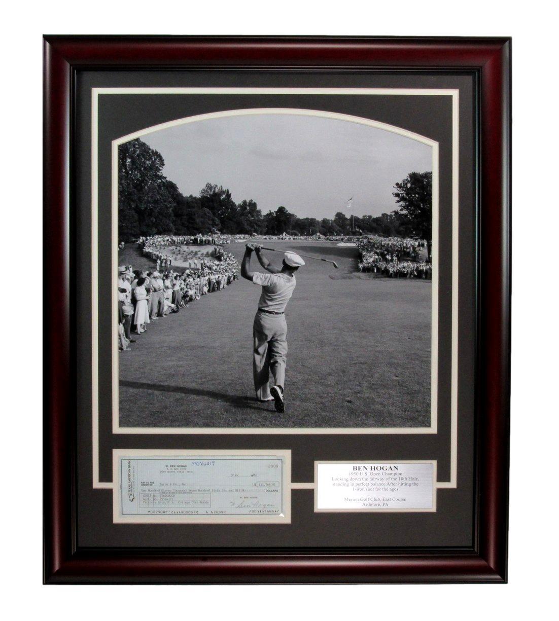 Ben Hogan Autographed Signed 1950 U.S. Open /Auto 16x20 Photo Collage Framed Beckett 197593 