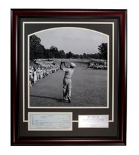 Ben Hogan 1950 U.S. Open Signed/Auto 16x20 Photo Collage Framed Beckett 197593