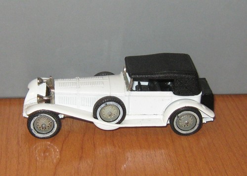 Matchbox Yesteryear Y16 Mercedes Benz SS Coupe weiß klare Kunststoffräder - Bild 3 von 6