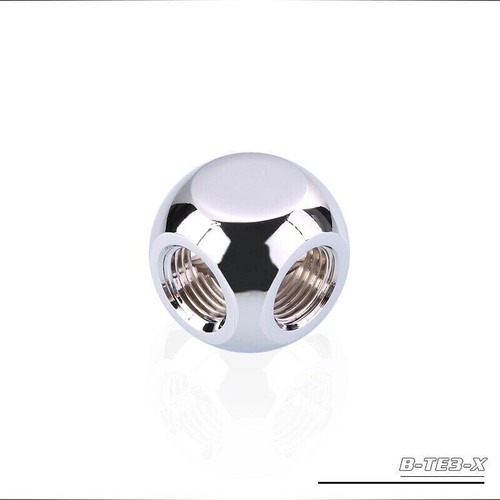 Bykski 3/4 Way Cubic Splitter Fitting Water Cooling Copper Connector Adaptor - Photo 15/17