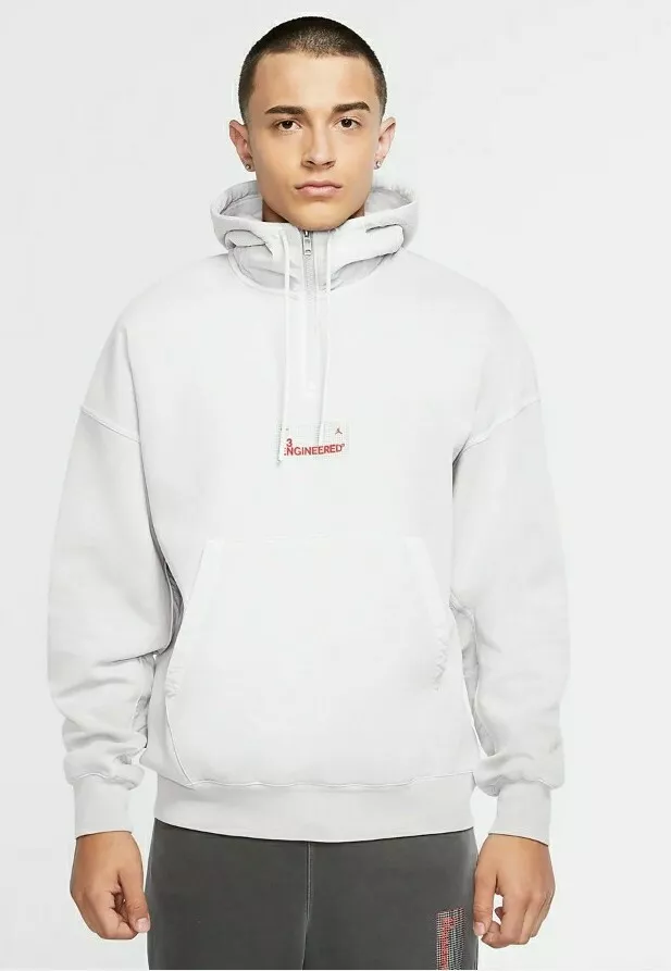 Jordan 23 Engineered Fleece Hoodie Menu0026#039;s Sz XS NEW Standard Fit White  CK9036-100 | eBay