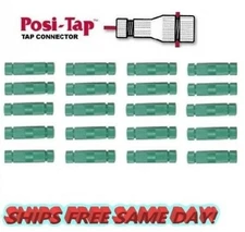 Posi-Lock 6-8 Gage Green, (EX-485, #620) Insulated Butt Splice 20 PACK! PL0608