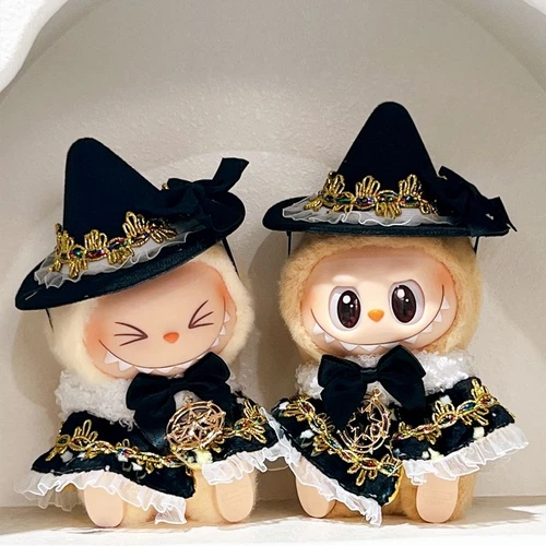 Für LABUBU Kleidung Die Monster Plüschpuppe Handarbeit Kleidung 2-teiliges Set keine Puppen - Bild 3 von 10