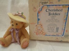Vtg. Enesco CHERISHED TEDDIES Millie "Love Me Tender" 1995, NIB