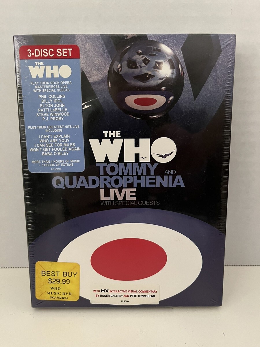 The Who: Tommy & Quadrophenia Live Box Set (3-disc DVD) - New