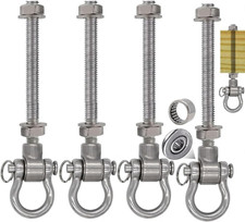 4 Heavy Duty Bearing Swing Hanger Permanent Anti-Rust 10Mm 180  Swing, 1500 LB