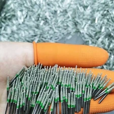 1000 PCS TR-13C Taper Round End Coarse Diamond Burs for High Speed Handpiece