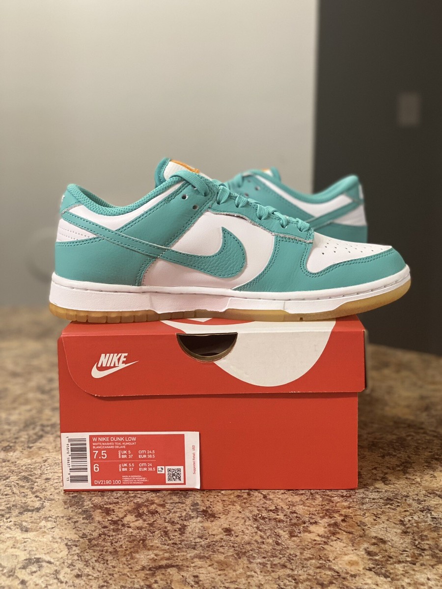 Nike Dunk Low Teal Zeal - (Size 7.5 Women's/6M) DV2190-100