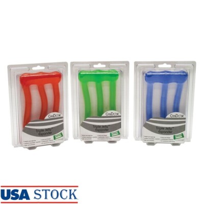 3 Piece CanDo Jelly Expander Upper Body Exerciser Set Gel Stretch Fitness Tool