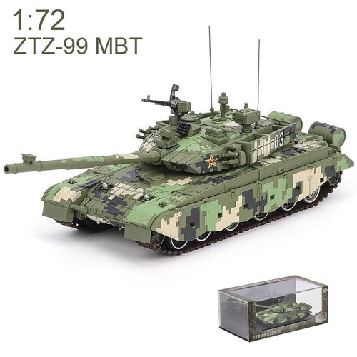 Tanques modelo ZTZ-99A MBT 1/72 metal chino PLA camuflaje selva vehículos militares juguete