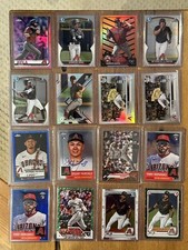 Arizona Diamondbacks Topps Chrome Rookie Refractor Auto #d Lot (59)