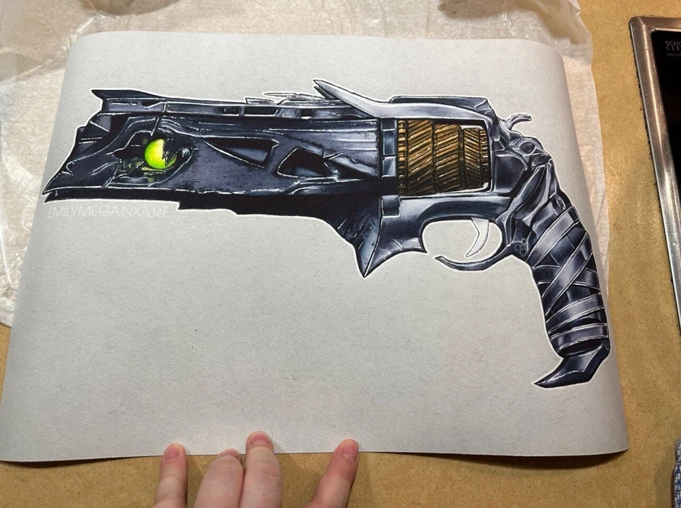 DESTINY Spiel Bild Waffe Dorn Bungie Kunstdruck - Bild 2 von 4