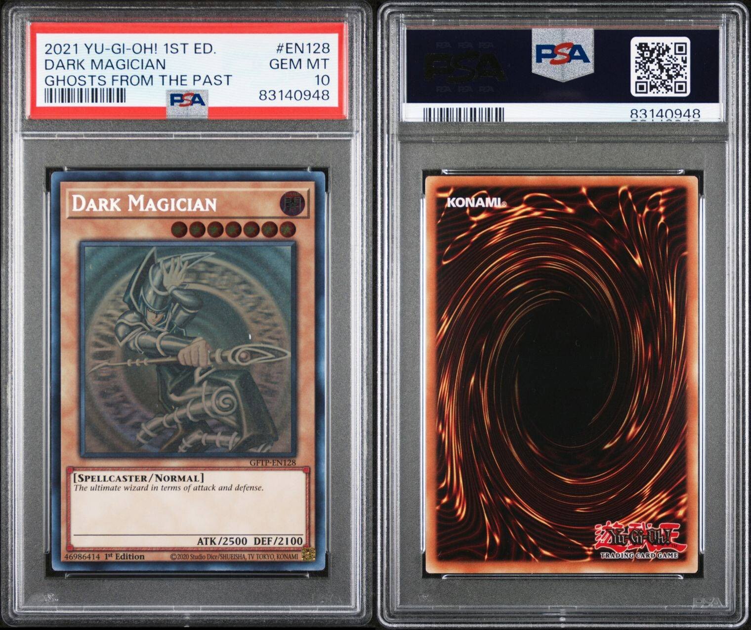 DARK MAGICIAN Ghost Rare 1st Edition PSA 10 Perfect 10 eBay