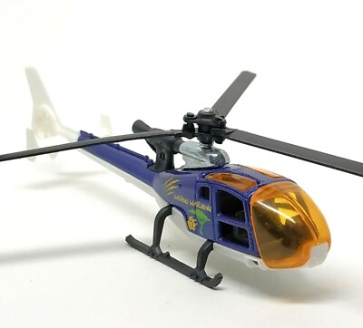 Majorette Helicopter Gazelle - Safari Watching Dark Blue 1/70 Size