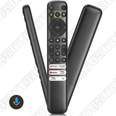 1x RC813 Sprach-Ersatz-Fernbedienung für TCL-Google-TV-Q6/Q7/ Q6/QM8/S3/S4 Serie