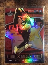 2020-21 NBA Hoops Damian Lillard Lights Camera Action Insert FOIL