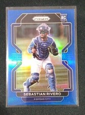 2022Panini Prizm Sebastian Rivero Blue Prizm Refractor Rookie Kansas City Royals