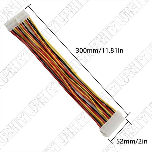 1 x Power Extension Cable ATX 24-pin Male to 24-pin Female For PC Motherboard - Picture 2 of 6