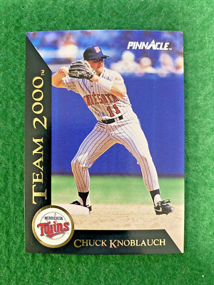 1992 Score Pinnacle #6 SP Team 2000 Chuck Knoblauch Minnesota Twins MLB