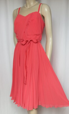 Abendkleid 42 orange koralle Hochzeit festlich Abschlussball Monsoon Kleid