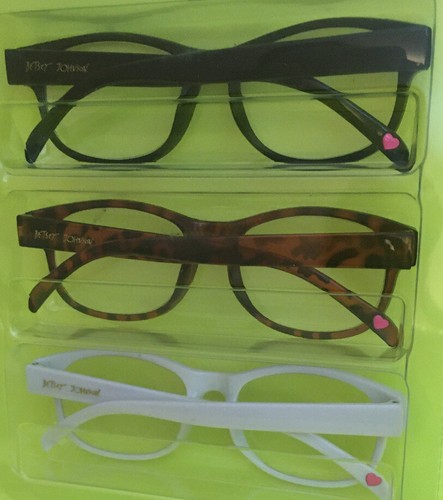 ❤️Authentische BETSEY JOHNSON 3 PAAR SET LESEBRILLE LESEBRILLE +2,00 NEU ❤️ - Bild 5 von 5