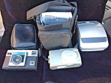 Camera Lot Polaroid One 600 Kodak Insta X-15 Olympus D-510; Lot of 3 Pcs Digital