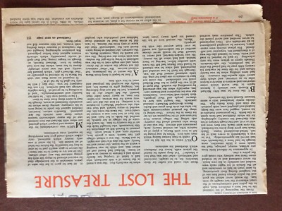 f1c ephemera 1951 kurzgeschichte vladimir stedry der verlorene Schatz 