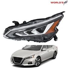 Driver Left Side LED Headlight Assembly Fit For Nissan Altima 2019-2020 Chrome