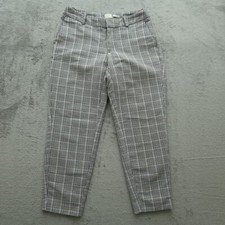 a. new day Pants Women's 2 Plaid Low-Rise Skinny Cotton Blend 25.5-"-Inseam