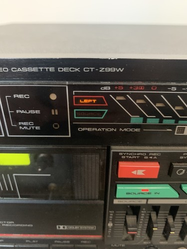 VINTAGE PIONEER CT-Z99W DUAL STEREO Cassette Deck TAPE Recorder - Picture 3 of 9