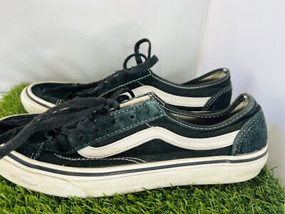 VANS Old skool Stack canvas black true white size M US 5.5 Women's 7 Skater