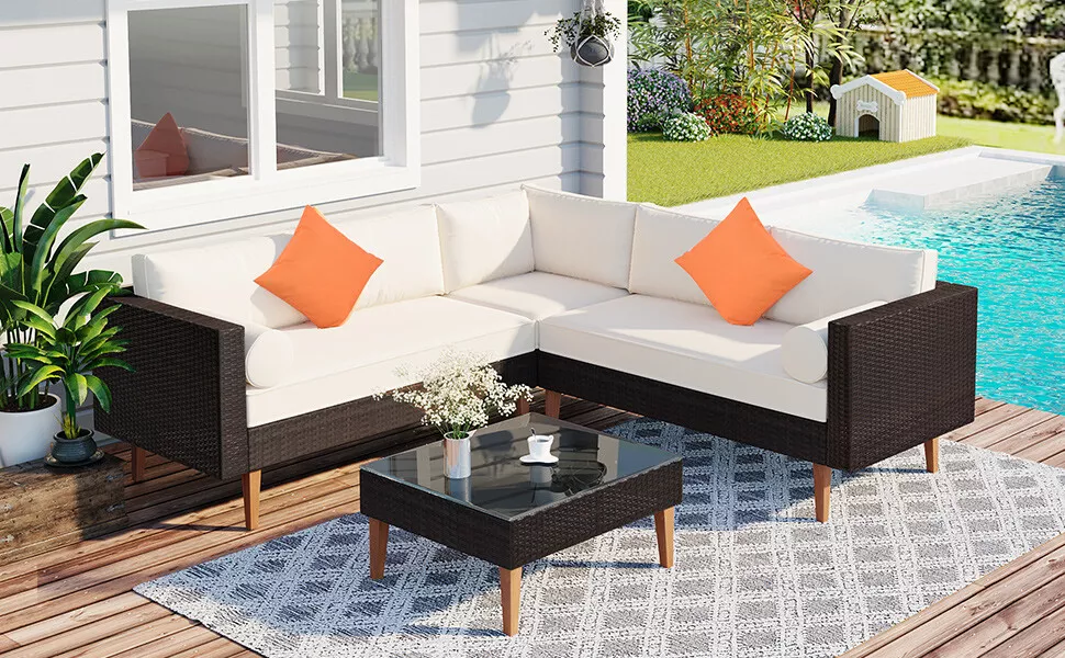 Rattan outdoor furniture ebay sales