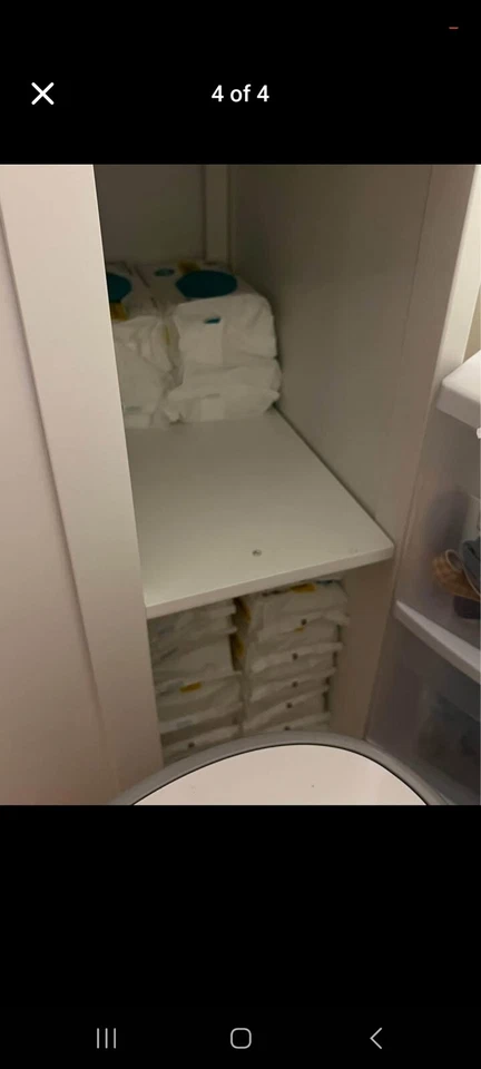 Mini cuna y cambiador convertible 4 en 1 DaVinci Charlie en blanco - nuevo estado Foto 4 de 4