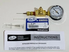 Shock Nitrogen Gauge Needle Fill Tool W/ MOTION PRO NEEDLE 08-0075 Fox RZR +