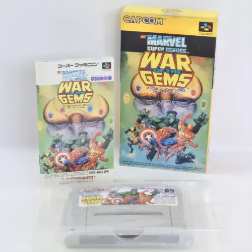 MARVEL SUPER HEROES WAR OF THE GEMS Super Famicom Nintendo 6010 sf