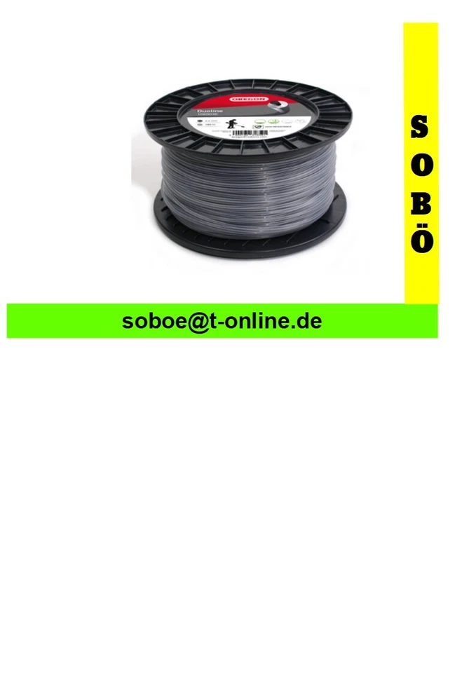 Duoline Oregon Qualitäts Mähfaden für Motorsensen Stihl Dolmar Husqvarna uva.