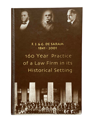 F.J. & G. De Saram: 160 Year Practice of a  Law Firm (Ceylon / Sri Lanka)