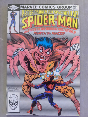 Spectacular Spiderman #65, Marvel Comics, 1982, 2nd Calypso